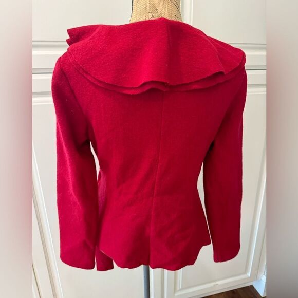 Katherine Barclays 100% Wool red jacket - Picture 4 of 7